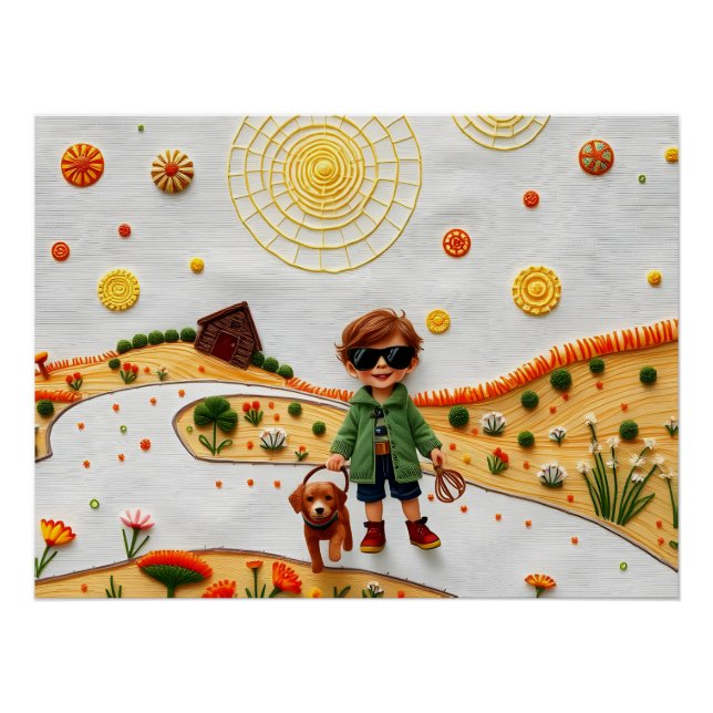 Stitted Cosmic Adventure Poster (Vorderseite)