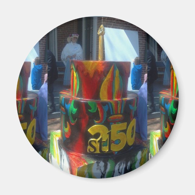 Stl250 Lilie Cake Magnet Payne Gentry House (Vorne)