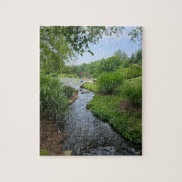 STL Botanischer Garten Wasserstraße Puzzle