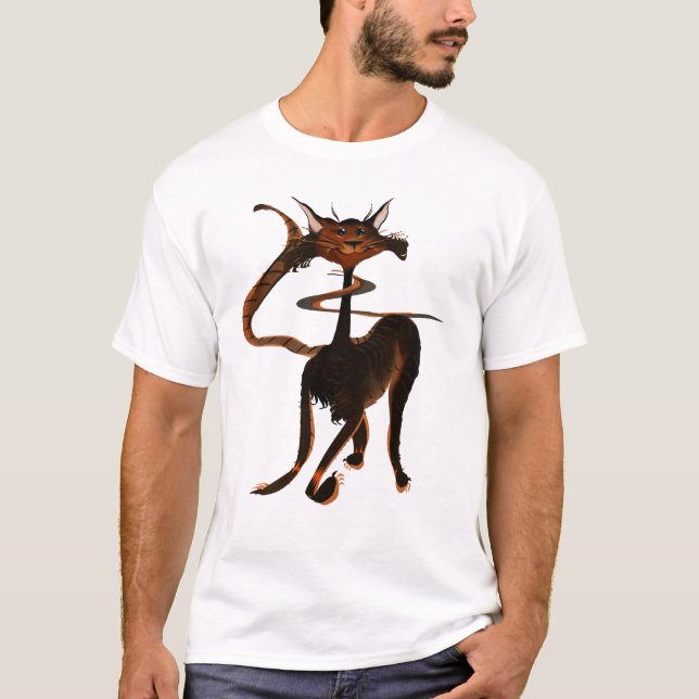 Stlylin Brown Katzen-Shirt T-Shirt (Vorderseite)