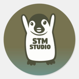 STM-STICKER - ERDE RUNDER AUFKLEBER