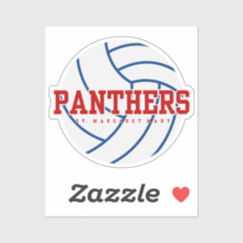 STMM Panthers Volleyball Vinyl Stickers Aufkleber