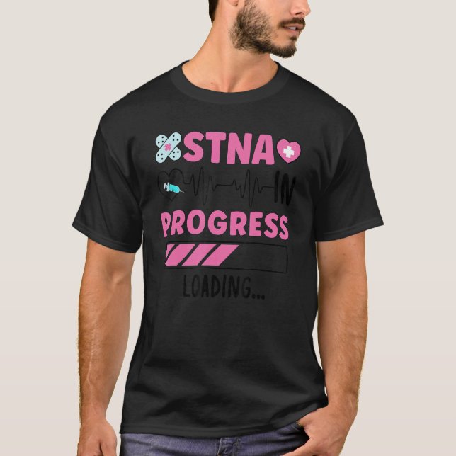 STNA im laufenden Staat getestet Krankenpflegeassi T-Shirt (Vorderseite)