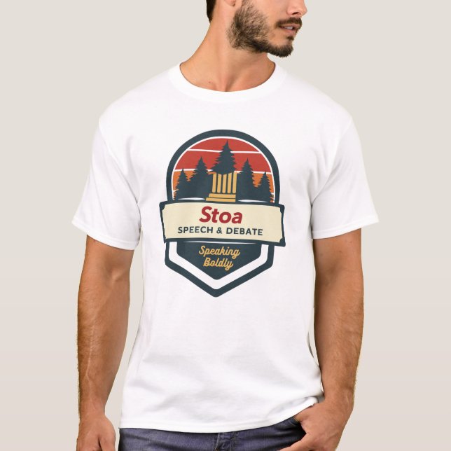 Stoa Speech and Debate Shirt (Vorderseite)