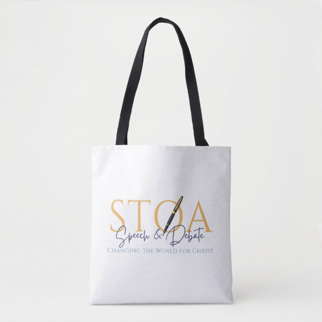 Stoa Speech & Debate Tote Bag (Vorderseite)