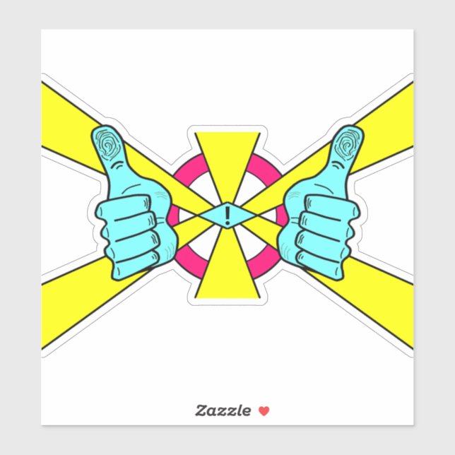 Stöbern Sie! Gute Stimmung Aufkleber (Blatt)