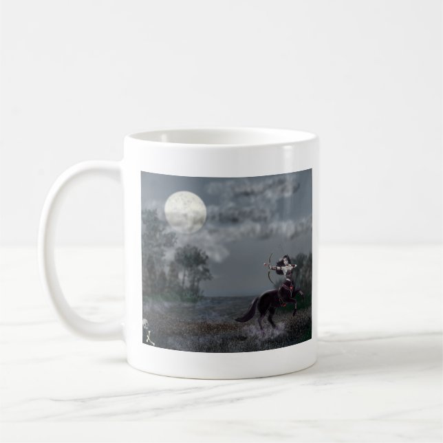 Stochern Sie nicht bei der Sumpfhexe Orc Gothic Lu Kaffeetasse (Links)