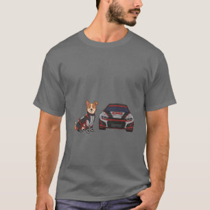 Stock Car Rennfahrer Pooch T-Shirt