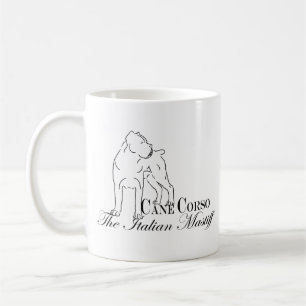 Stock Corso ItalienerMastiff Kaffeetasse