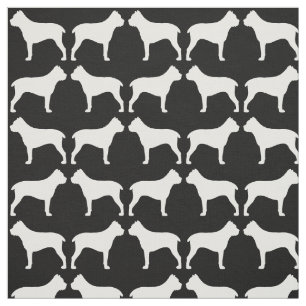 Stock Corso Silhouette-Muster Stoff