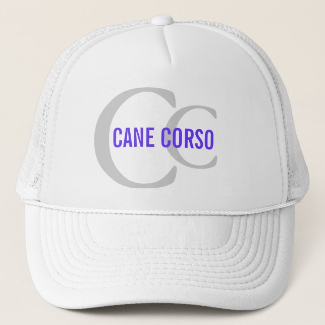 Stock Corso Zucht-Monogramm Truckerkappe (Vorderseite)