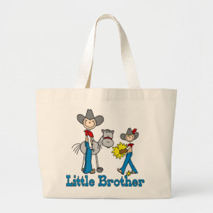 Stock-Cowboy-kleiner Bruder Jumbo Stoffbeutel