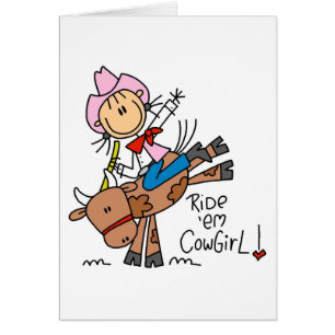 Stock-Cowgirl, das Stiert-shirts und -geschenke
