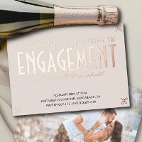 Stock die Bar Engagement Party Luxus-Rose Gold