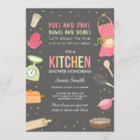 Stock die Küchenbridal Dusche Einladung Kochen