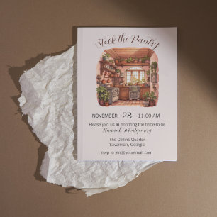 Stock die Pantry, Küche Bridal Dusche Einladung