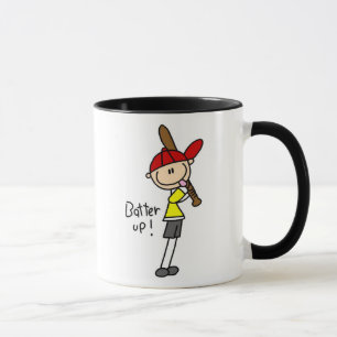 Stock-Figur-Schlagmann-Tasse Tasse