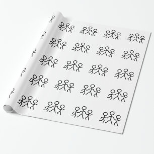 Stock-Leute Geschenkpapier
