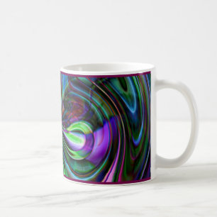 Stock-magisches abstraktes - Fraktal-Tasse Tasse
