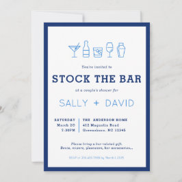 Stock The Bar Couple's Shower Invitation