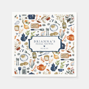 Stock the Kitchen Brautparty Personalisiert Serviette