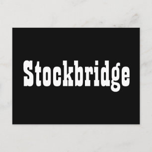 Stockbridge Autograph Sammlerkarte Postkarte