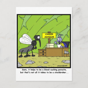 Stockbroker Postkarte