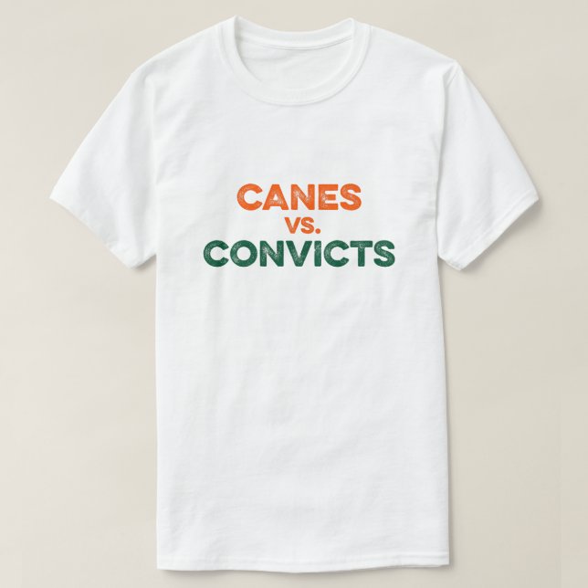 Stöcke gegen Convicts-T - Shirt (Design vorne)