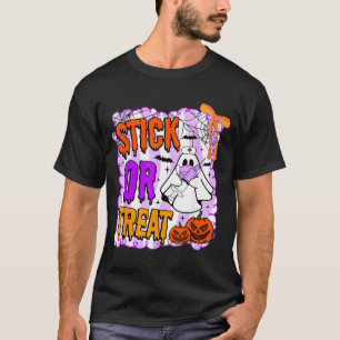 Stöcke oder Behandlungs-Geist-Krankenschwester Lus T-Shirt