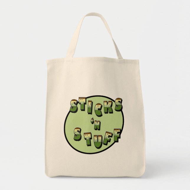 Stöcke und Material-Tasche Tragetasche (Vorne)