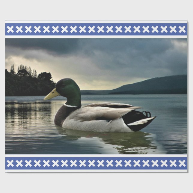 Stockente  geschenkpapier (Flach)