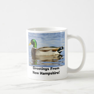 Stockente, Grüße vom New Hampshire! Tasse