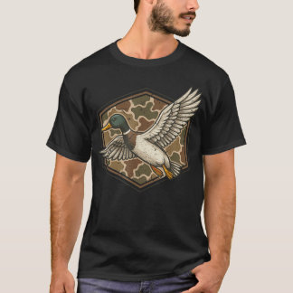 Stockente-Jagd-Camo-Jugend-Jungen-Männer T-Shirt