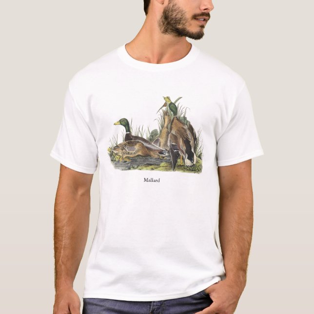 Stockente, John Audubon T-Shirt (Vorderseite)