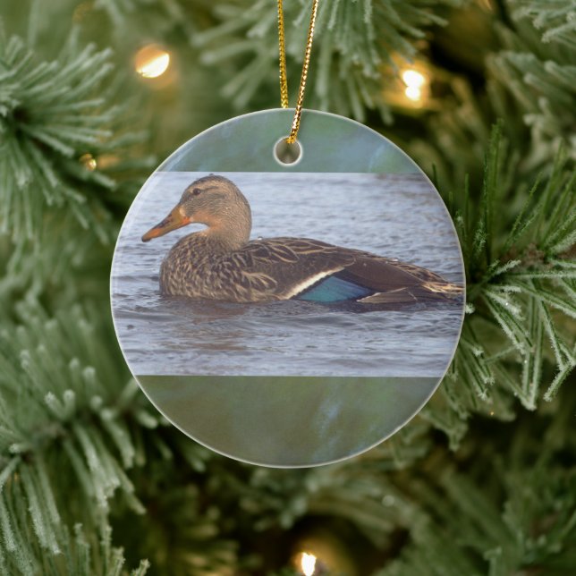 Stockente-Ornament  Keramik Ornament (Baum)