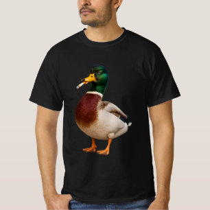 Stockente Vintage-Raucher-Meme ,Zigarette ,Stu T-Shirt