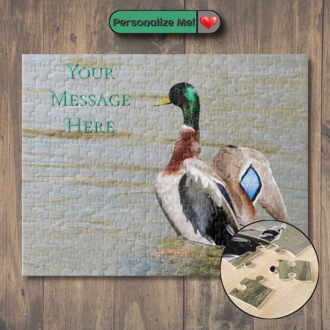 Stockenten-Diamant-Puzzle Puzzle (Mallard Duck Diamond Jigsaw Puzzle)