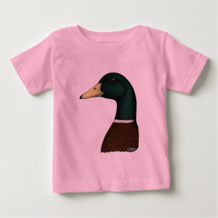 Stockenten-Drake-Kopf Baby T-shirt