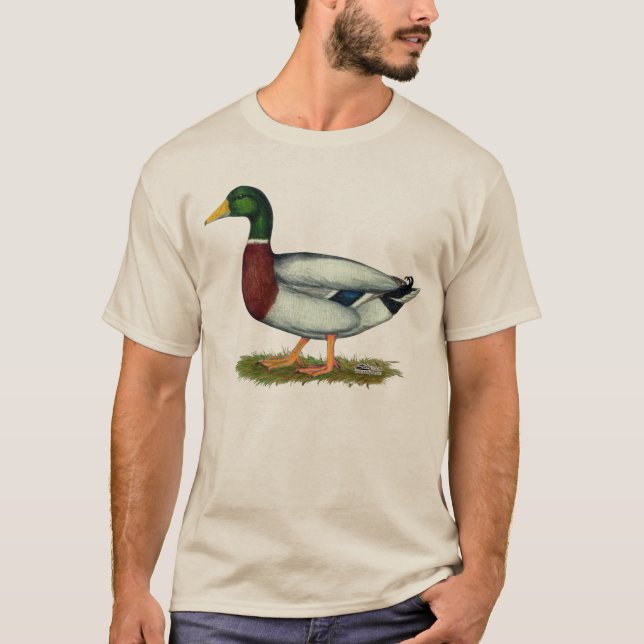 Stockenten-Ente Drake T-Shirt (Vorderseite)