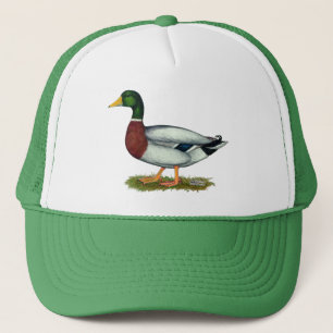 Stockenten-Ente Drake Truckerkappe