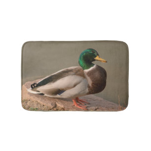 Stockenten-Enten-Drake-Bad-Matte Badematte