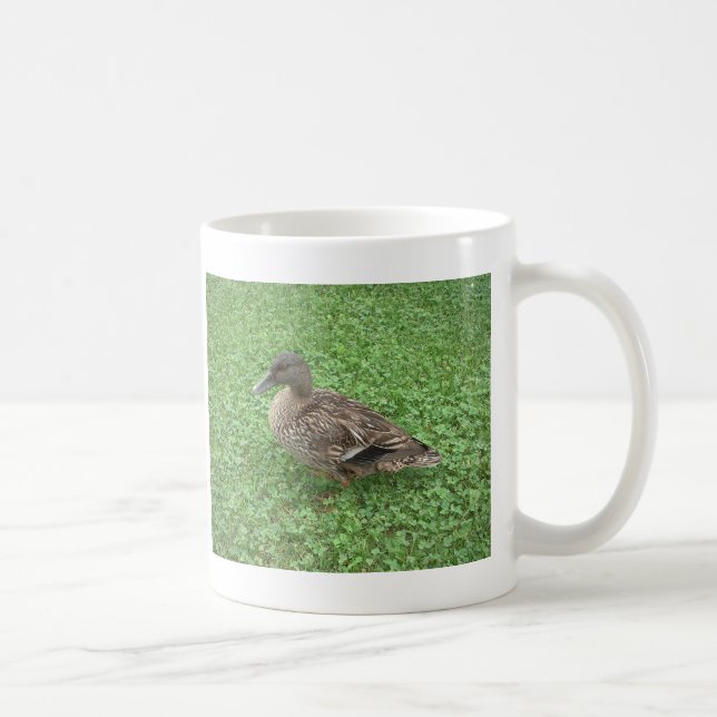 Stockenten-Enten-Frau-Foto Tasse (Rechts)