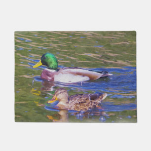 Stockenten-Enten Fußmatte