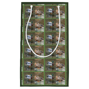 Stockenten-Enten-Paar-Geschenk-Tasche Kleine Geschenktüte