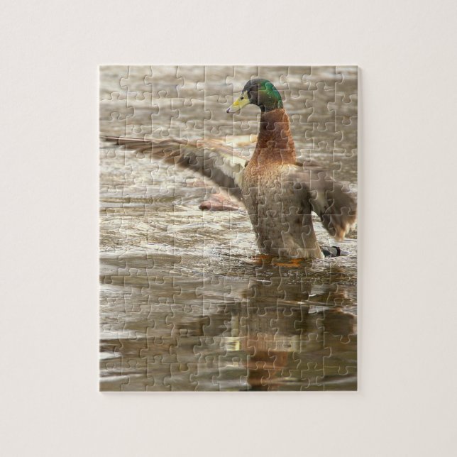 Stockenten-Foto-Puzzle Puzzle (Vertikal)
