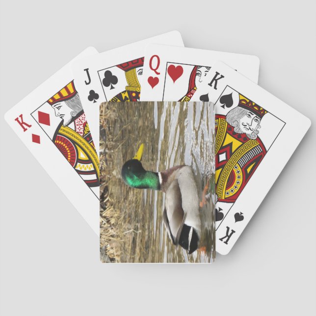 Stockenten-Spielkarten Spielkarten (Rückseite)