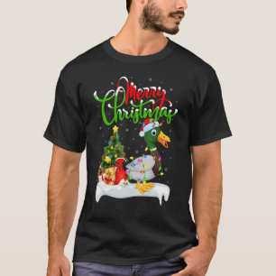 Stockenten-Weihnachtsdekorationen Weihnachtsmann S T-Shirt