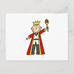Stockfigurenkönig Postkarte