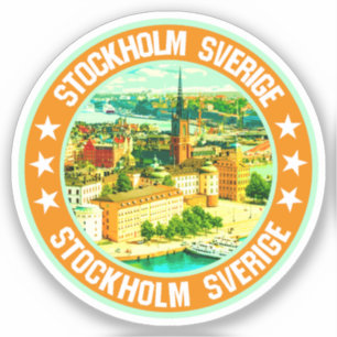 Stockholm Aufkleber
