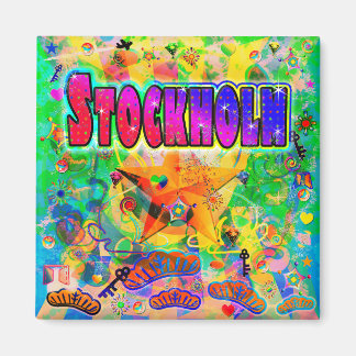 Stockholm Epoche Stunden Magnet